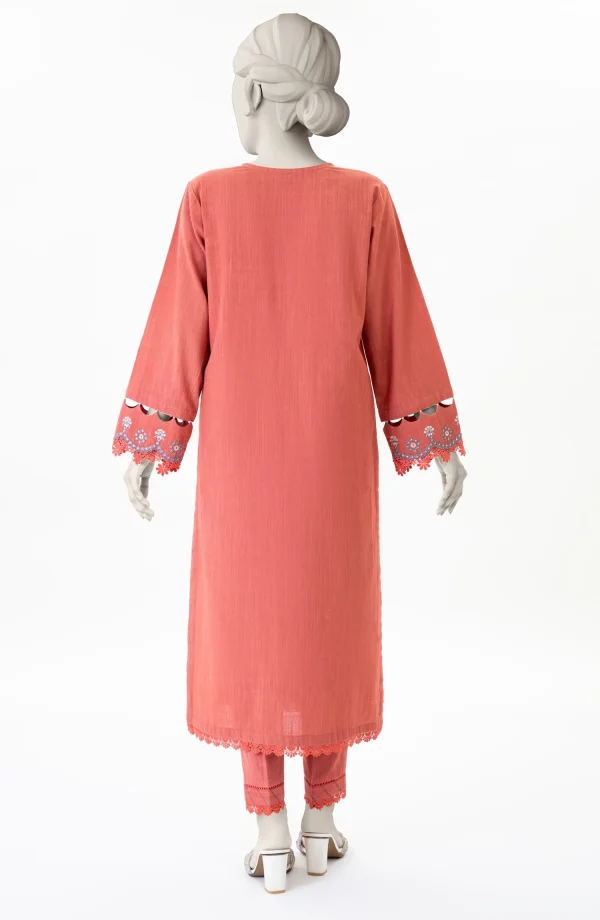 WINTER'24 EMBROIDERED CROSS HATCH 2PCS UNSTITCHED - Image 2