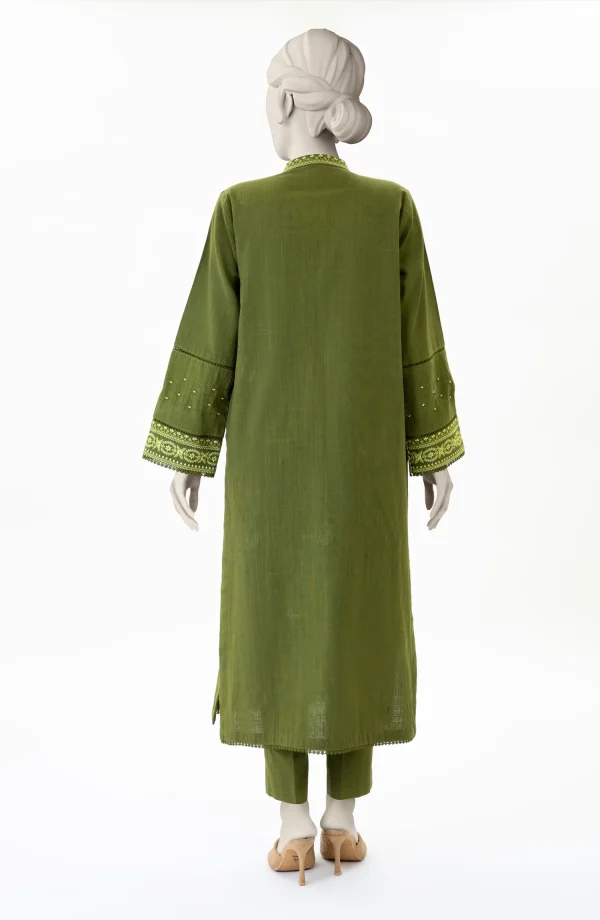 WINTER'24 EMBROIDERED CROSS HATCH 2PCS UNSTITCHED - Image 2