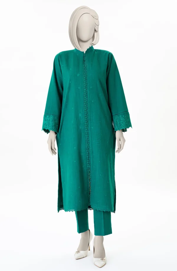 WINTER'24 EMBROIDERED CROSS HATCH 2PCS UNSTITCHED