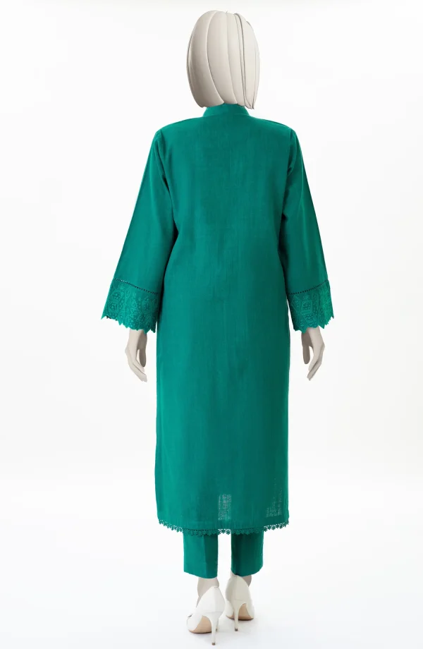 WINTER'24 EMBROIDERED CROSS HATCH 2PCS UNSTITCHED - Image 2
