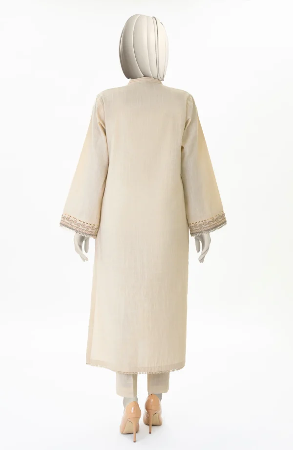 WINTER'24 EMBROIDERED CROSS HATCH 2PCS UNSTITCHED - Image 2