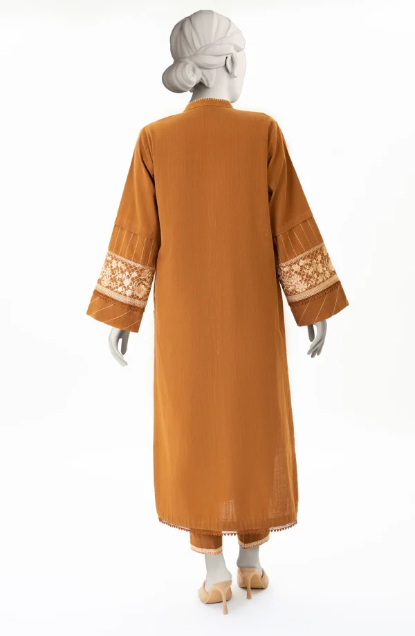 WINTER'24 EMBROIDERED CROSS HATCH 2PCS UNSTITCHED - Image 2