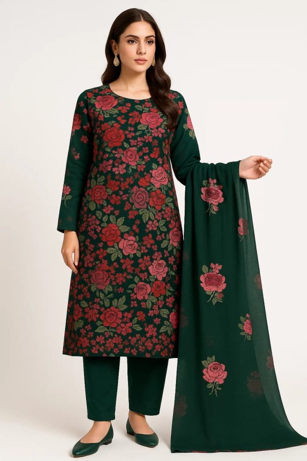 Lawn Embroidered 3pc Suit Lawn-25-0006