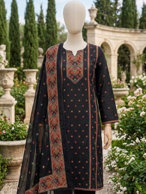 Lawn Embroidered Unstitched 3 Piece-0020